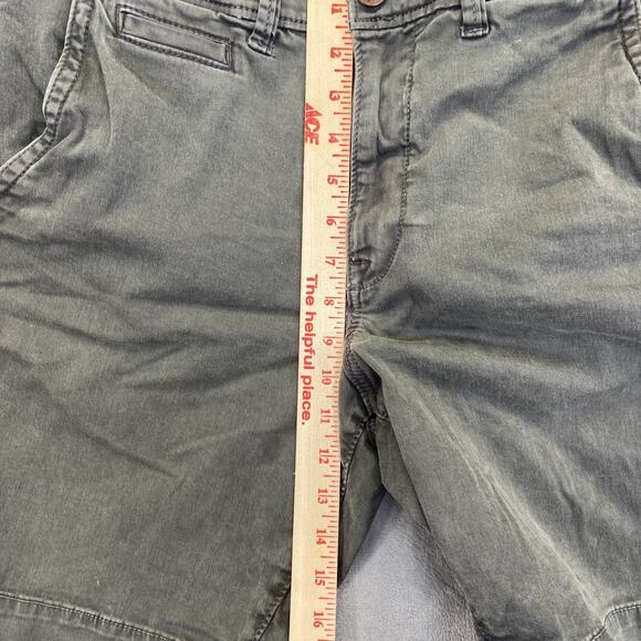 American‎ Eagle Active Flex Chino Shorts Men's Size 31 Dark Gray Shorts - Picture 8 of 10